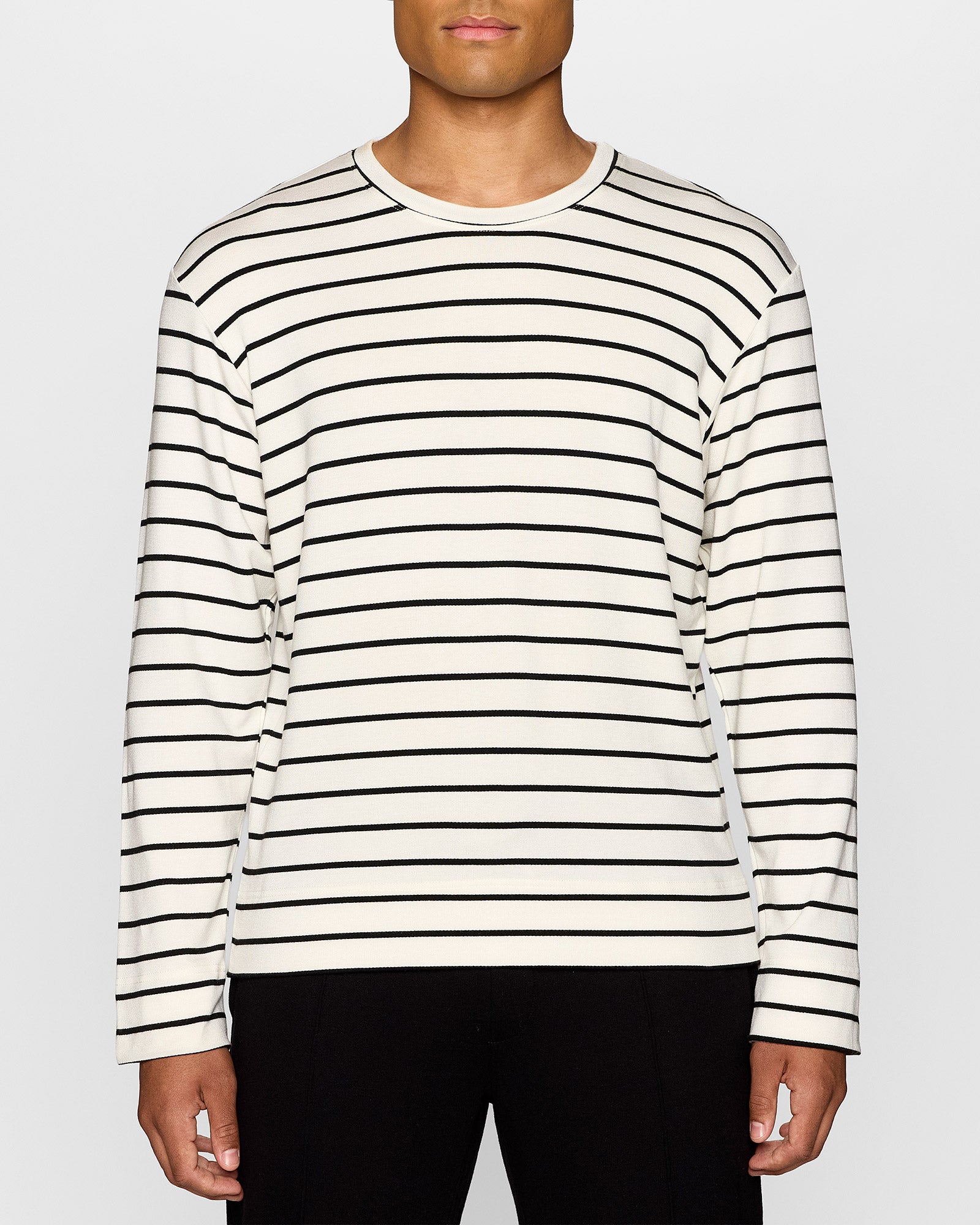 Stripe | Men's Long Sleeve Crew Shirt