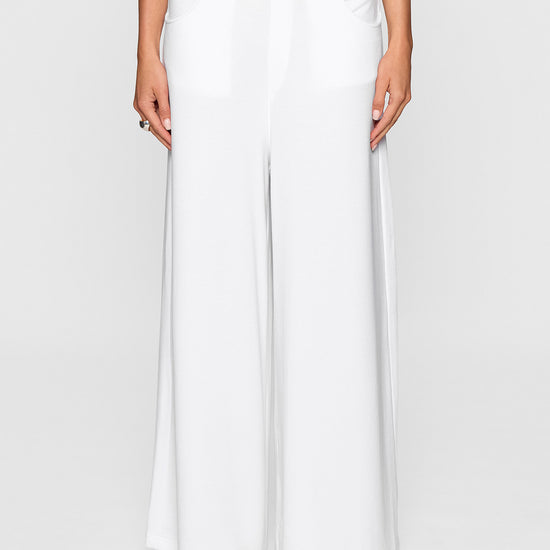 White | The Lyndie Pant by Bleusalt