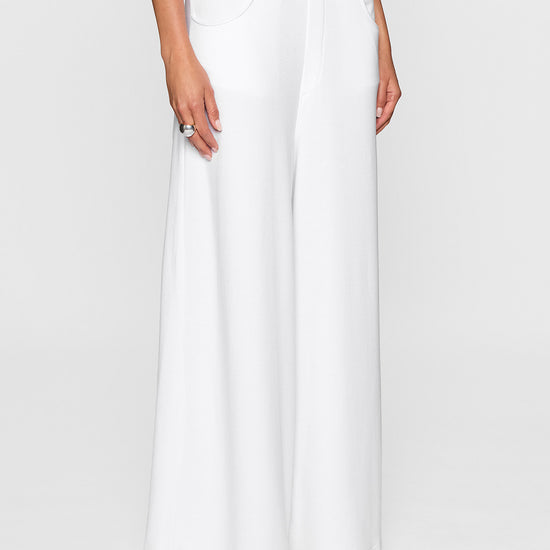 White | The Lyndie Pant by Bleusalt