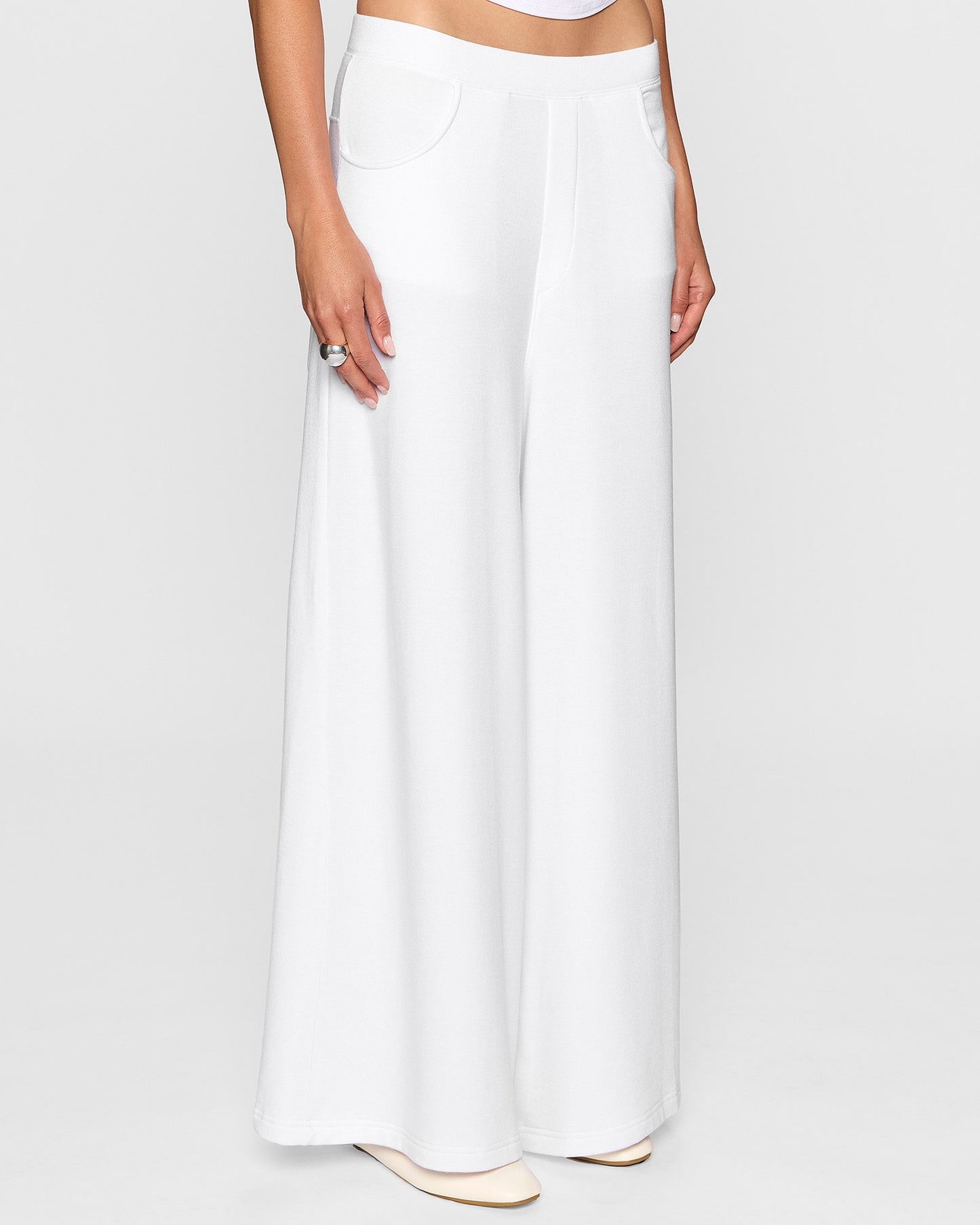 White | The Lyndie Pant by Bleusalt