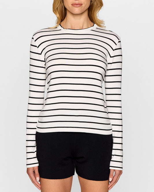 Stripe | Women's Long Sleeve Crew Shirt