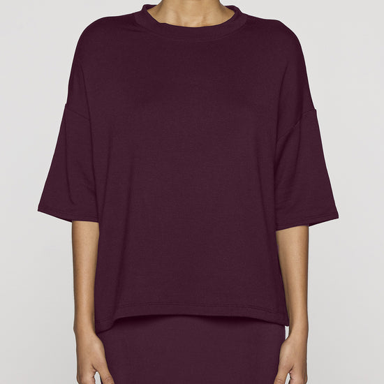 Bordeaux | Women's Oversized T-Shirt