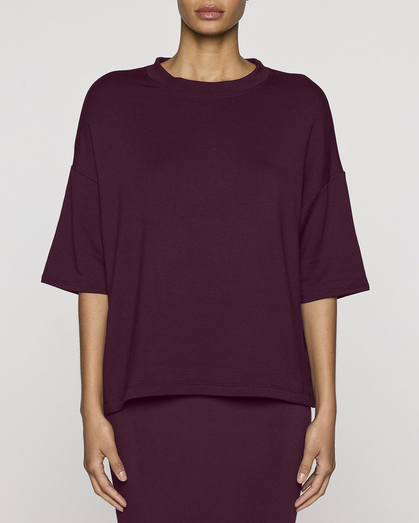 Bordeaux | Women's Oversized T-Shirt