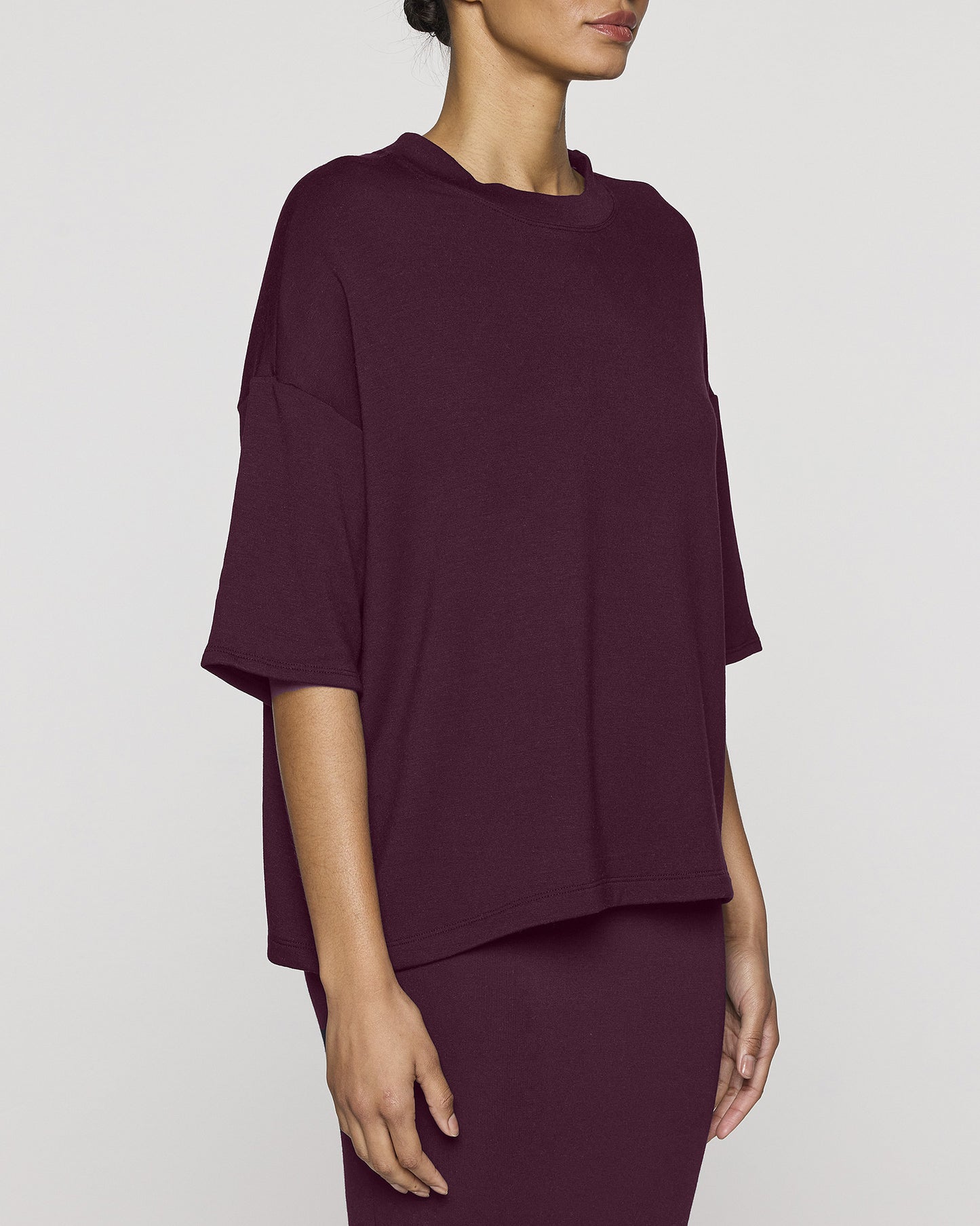 Bordeaux | Women's Oversized T-Shirt