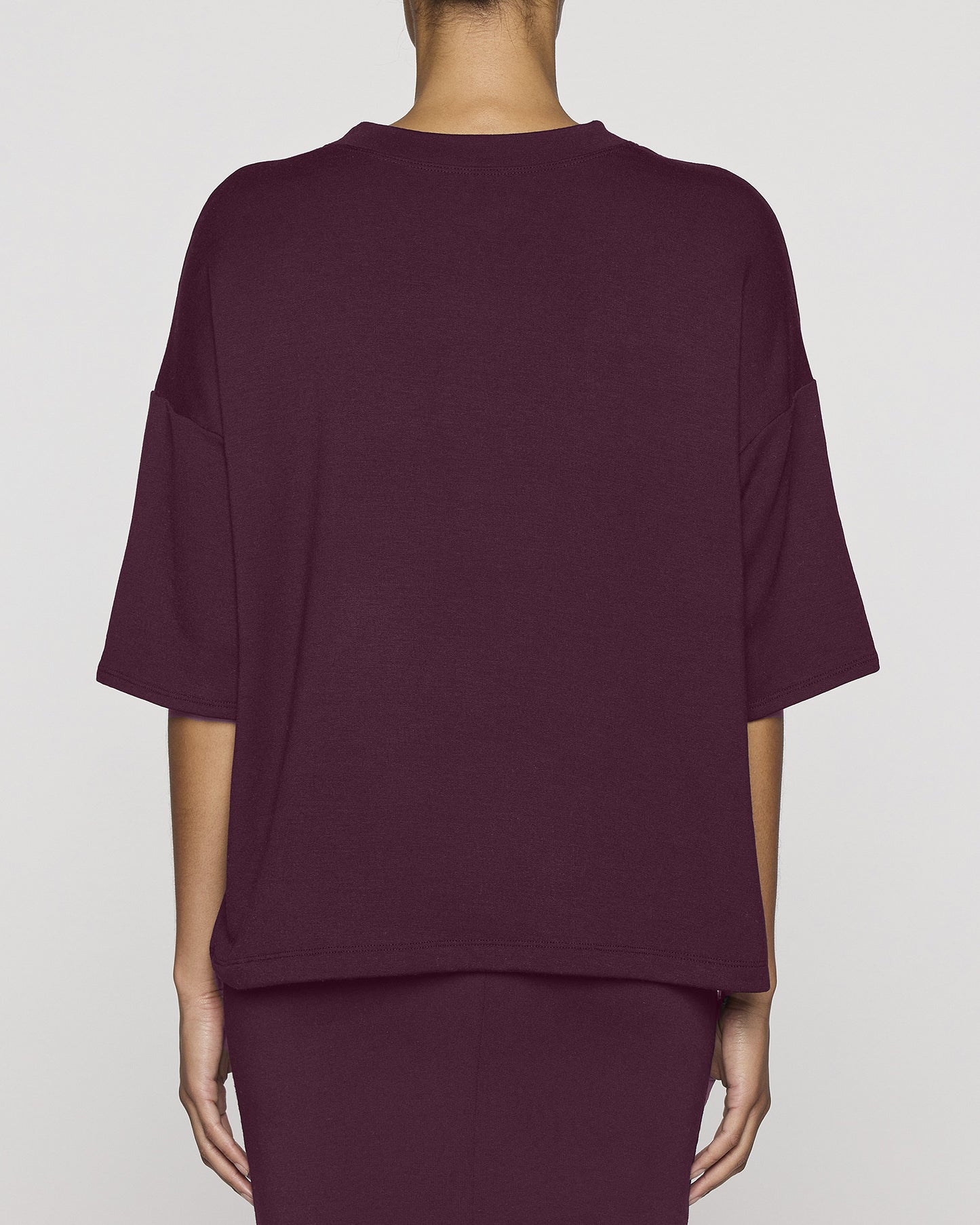 Bordeaux | Women's Oversized T-Shirt