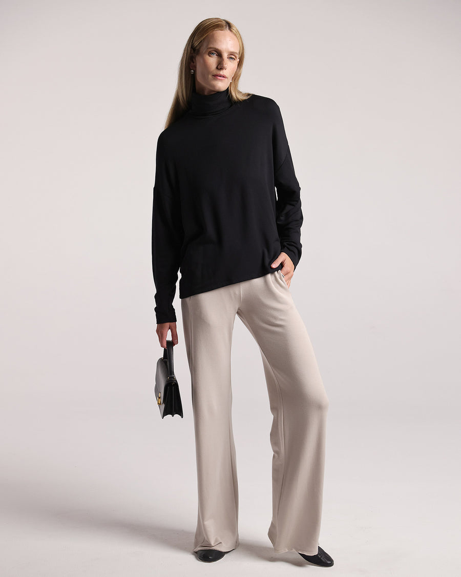 Black | The Oversized Turtleneck by Bleusalt