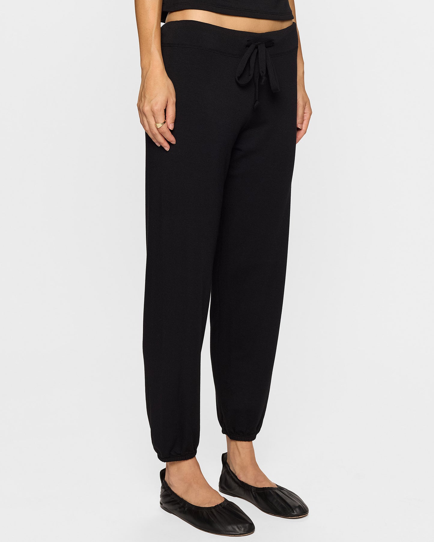 Black | The Bleusalt Classic Sweatpant for Women
