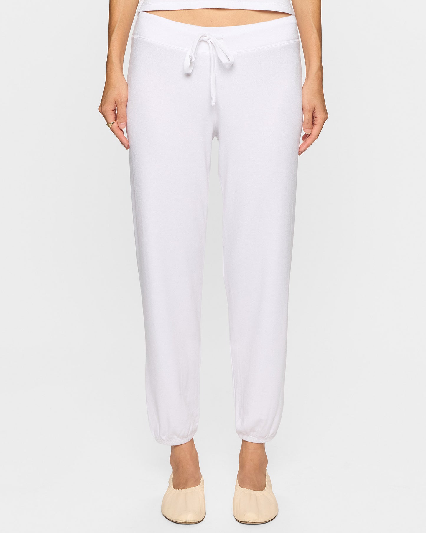 White | The Bleusalt Classic Sweatpant for Women
