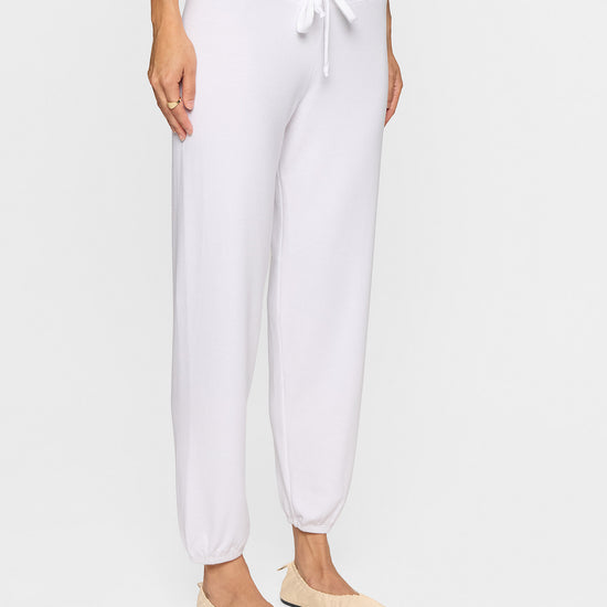 White | The Bleusalt Classic Sweatpant for Women