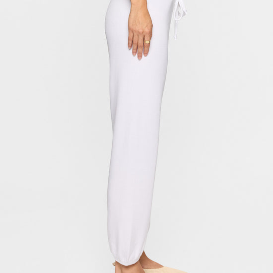 White | The Bleusalt Classic Sweatpant for Women