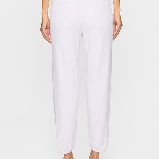 White | The Bleusalt Classic Sweatpant for Women