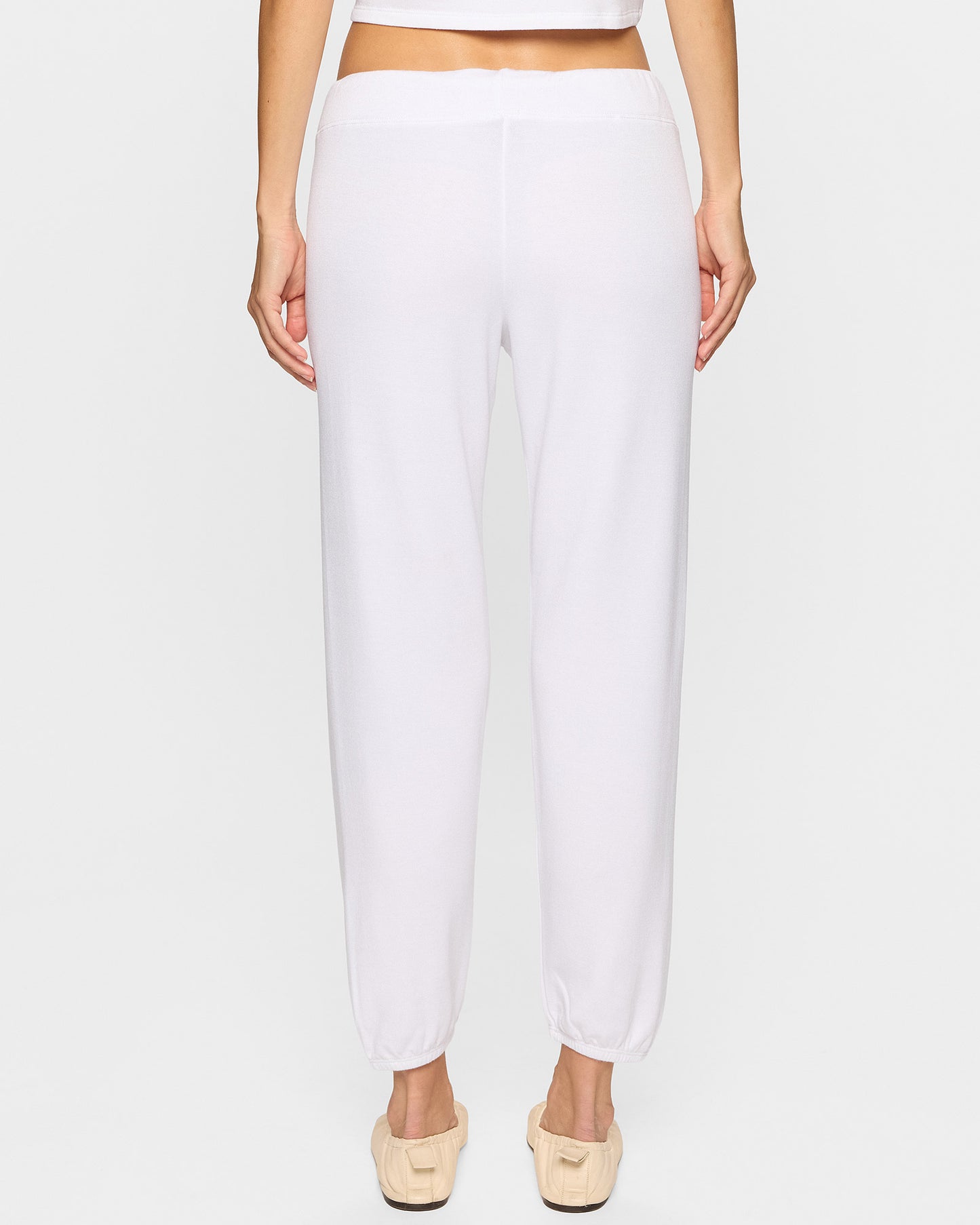 White | The Bleusalt Classic Sweatpant for Women