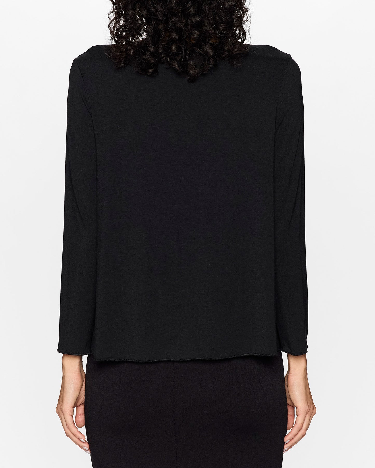 Black | The Barbra Top Lite by Bleusalt