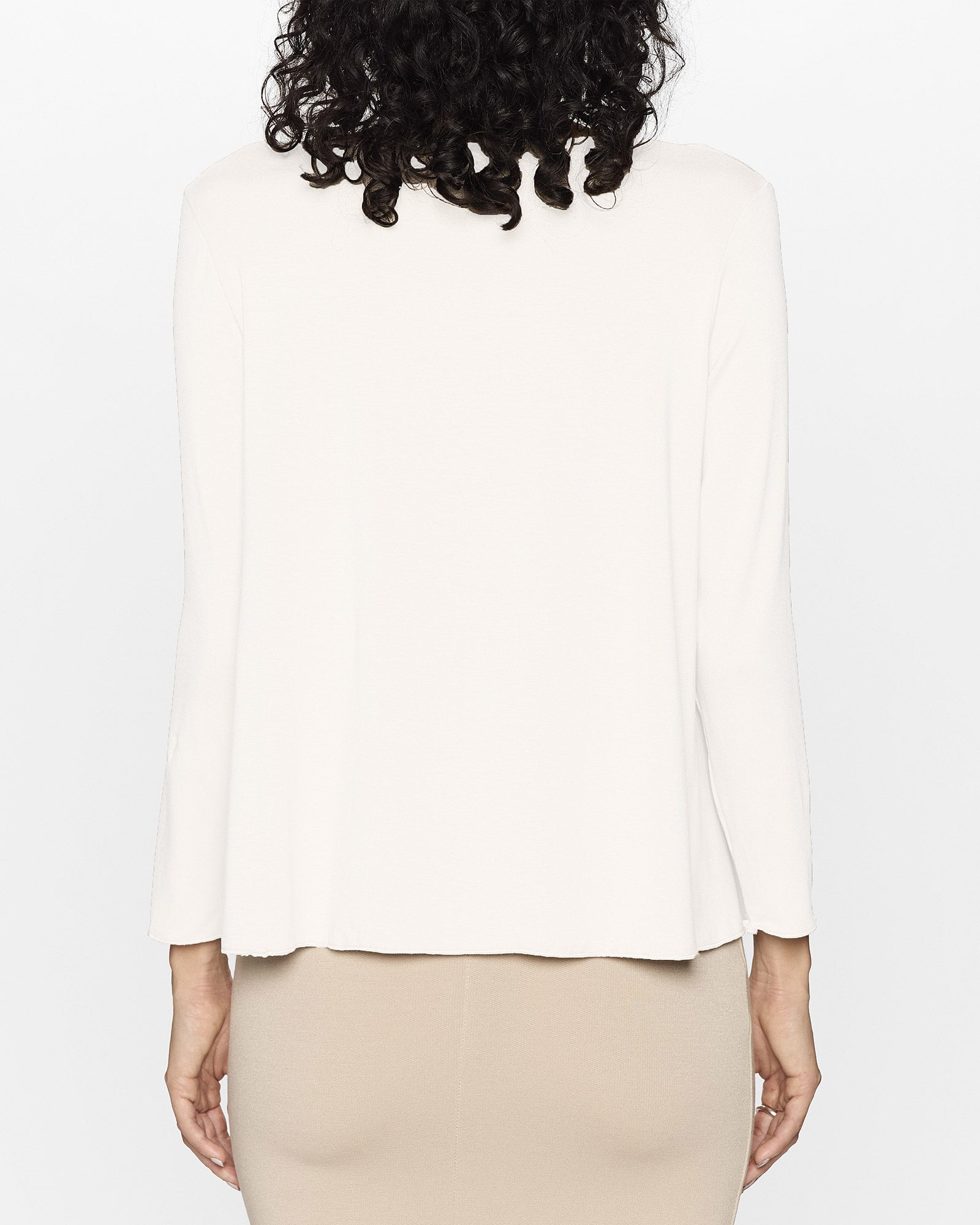 White | The Barbra Top Lite by Bleusalt