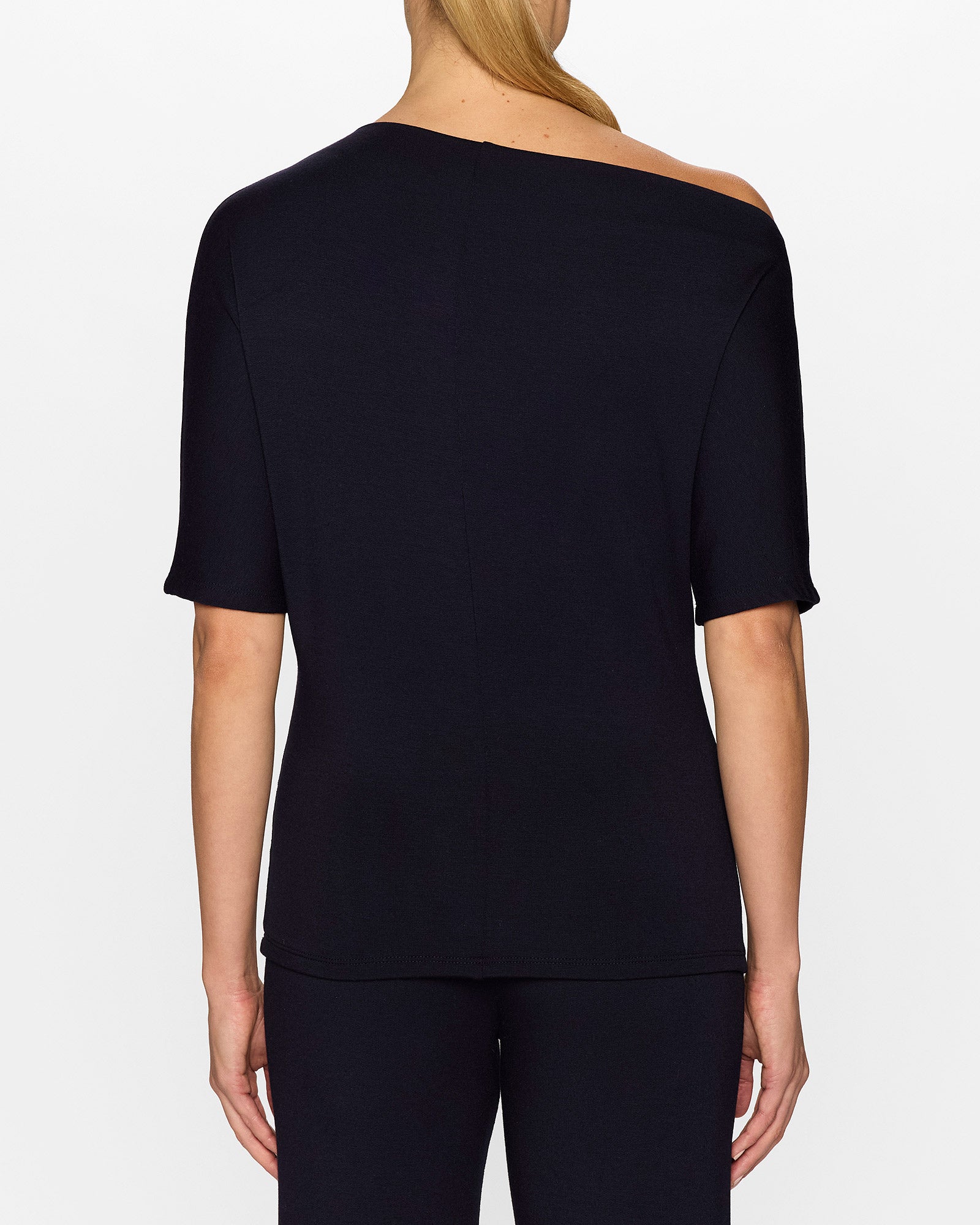 Navy | The Cindy Short Sleeve Top by Bleusalt