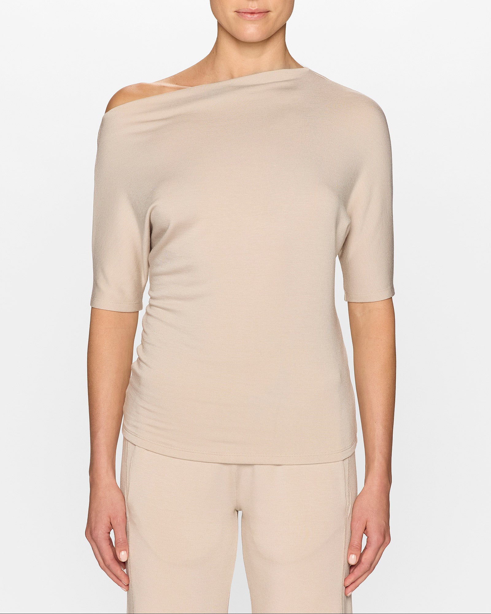 Stone | The Cindy Short Sleeve Top by Bleusalt