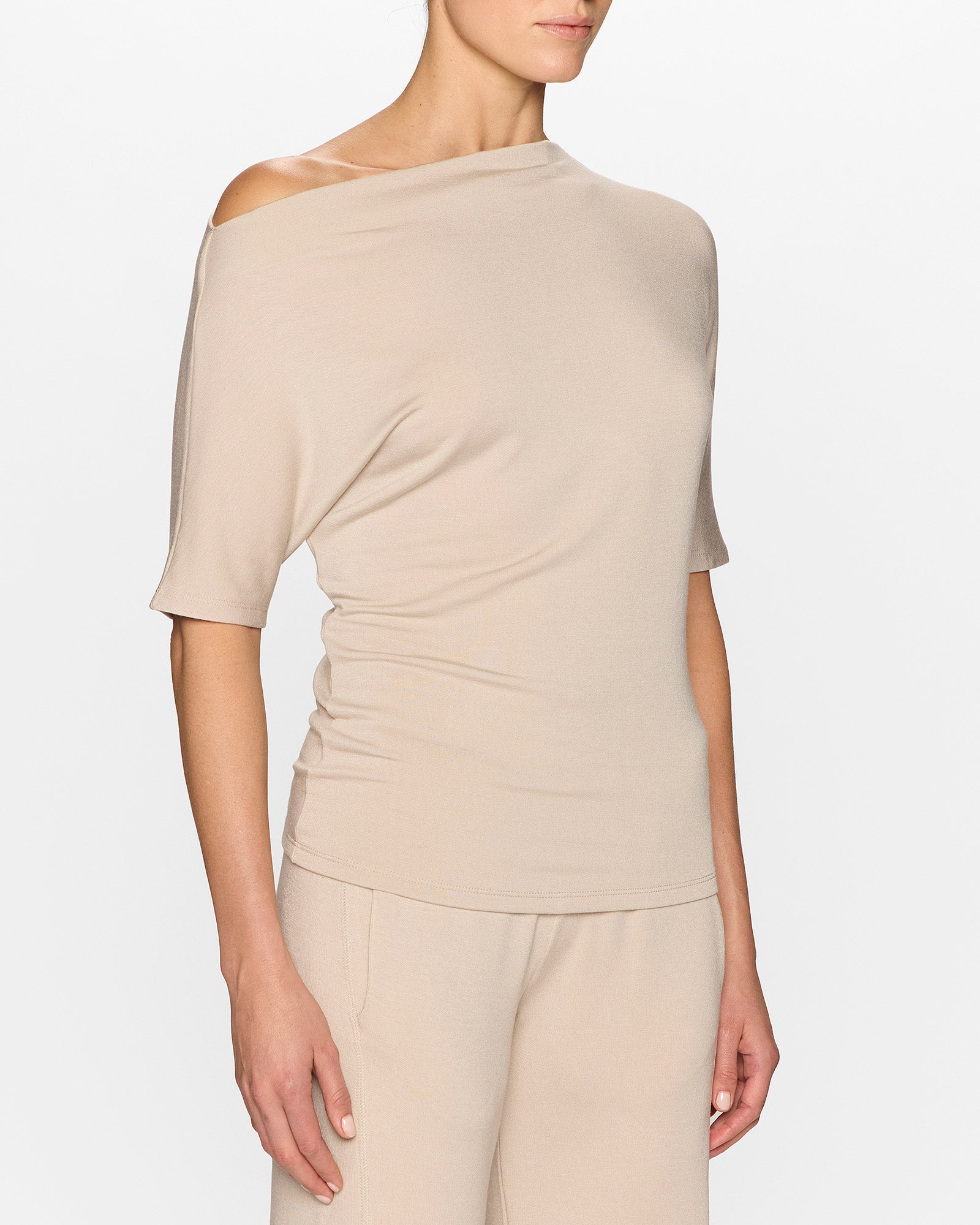 Stone | The Cindy Short Sleeve Top by Bleusalt