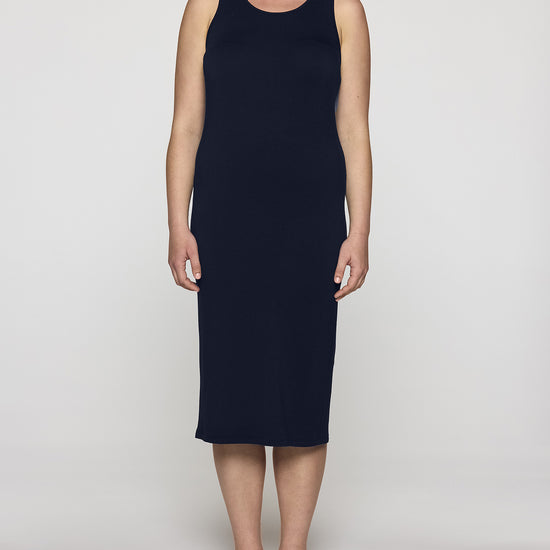 Navy | The Tank Dress Front