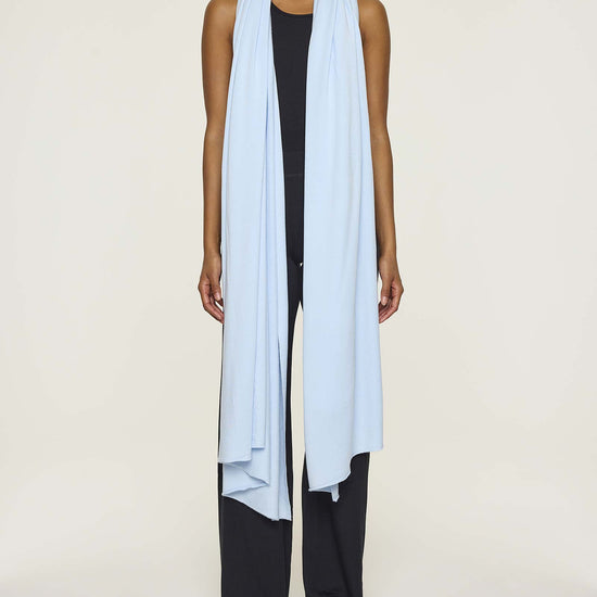 Light Bleu | Long Wrap Scarf