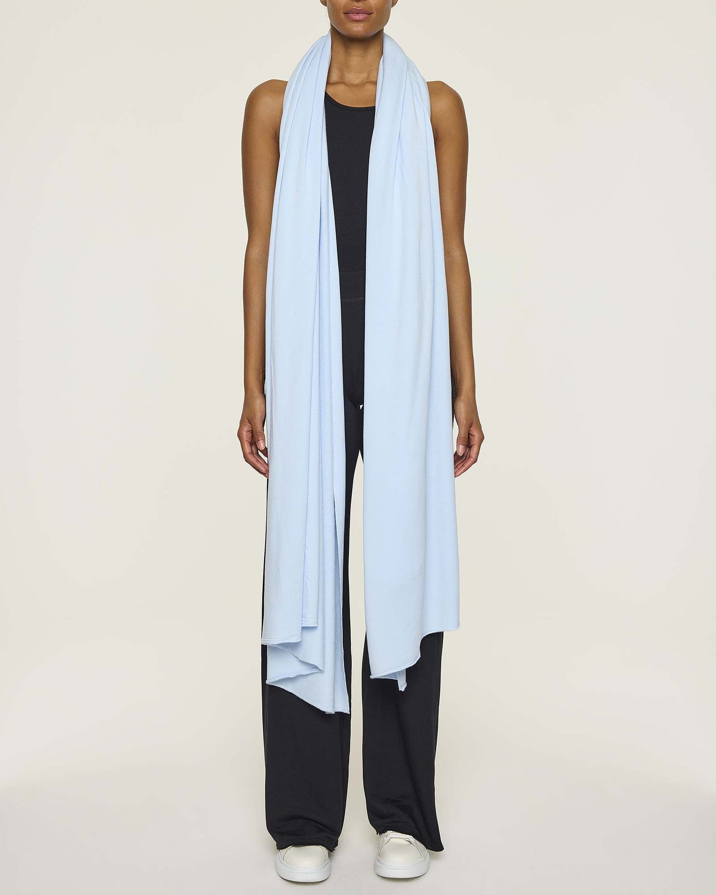 Light Bleu | Long Wrap Scarf