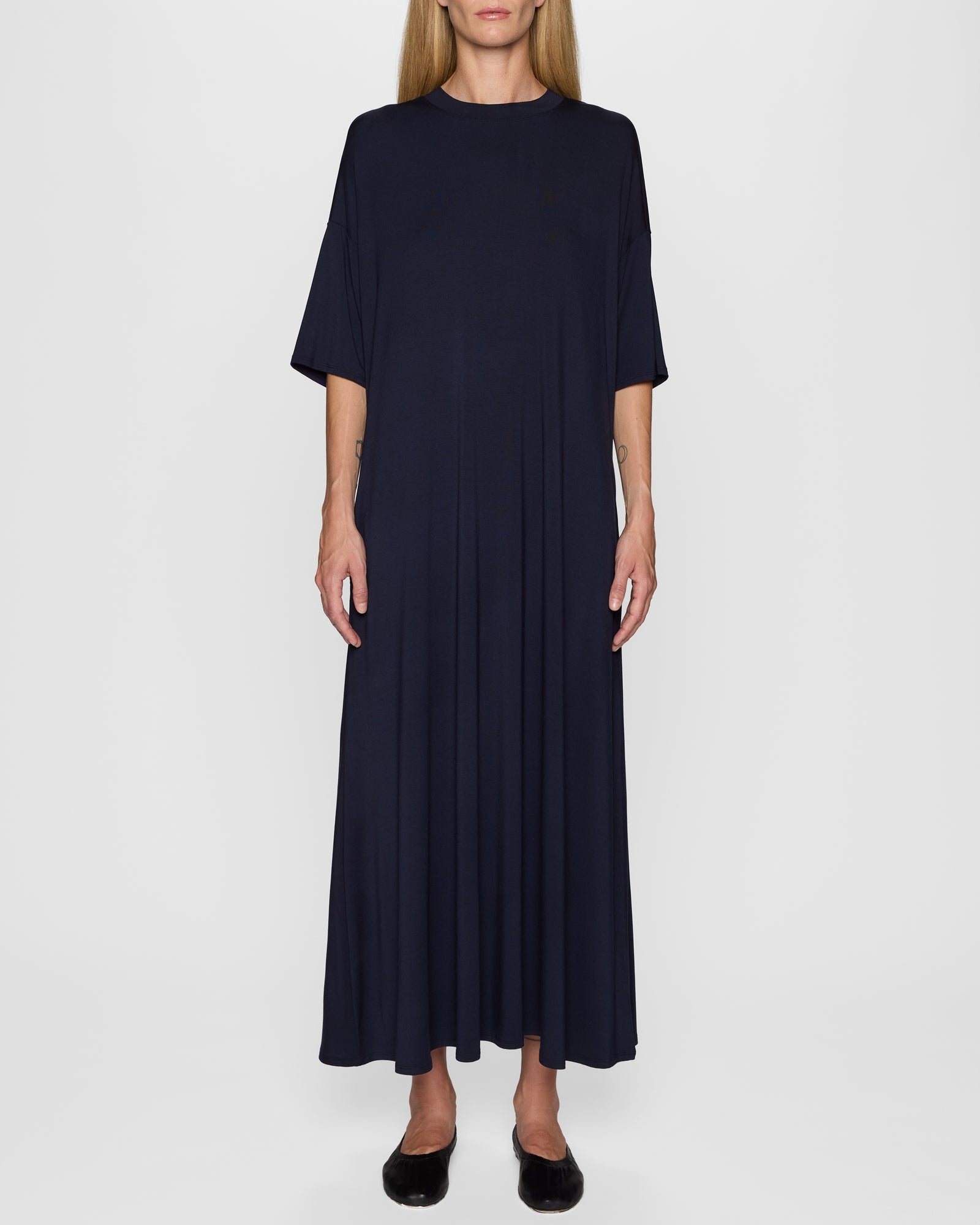 Navy | The Oversized T Dress Lite