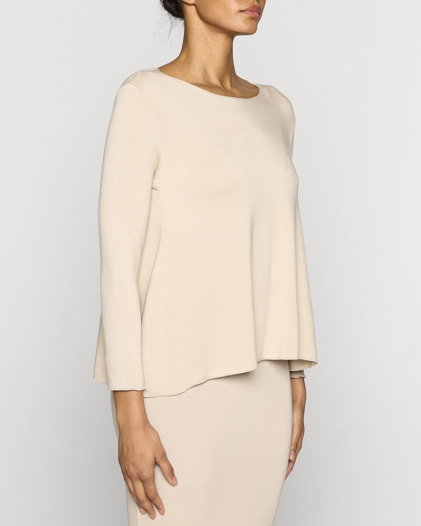 Stone | The Barbra Top Angle