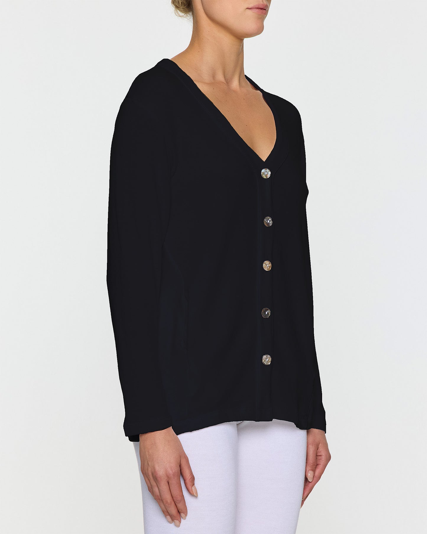 Black | The Oversized Cardigan by Bleusalt