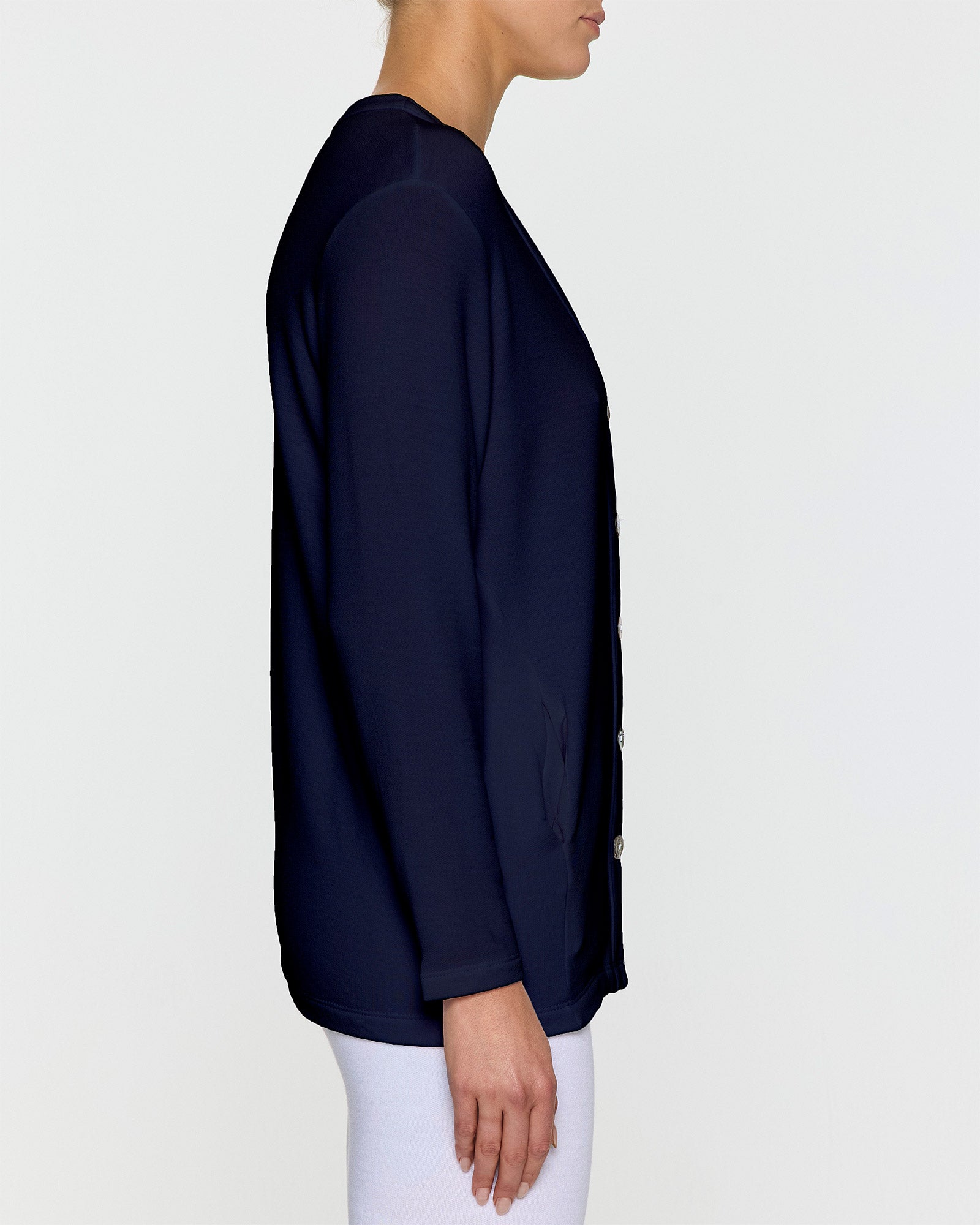 Navy | The Oversized Cardigan by Bleusalt