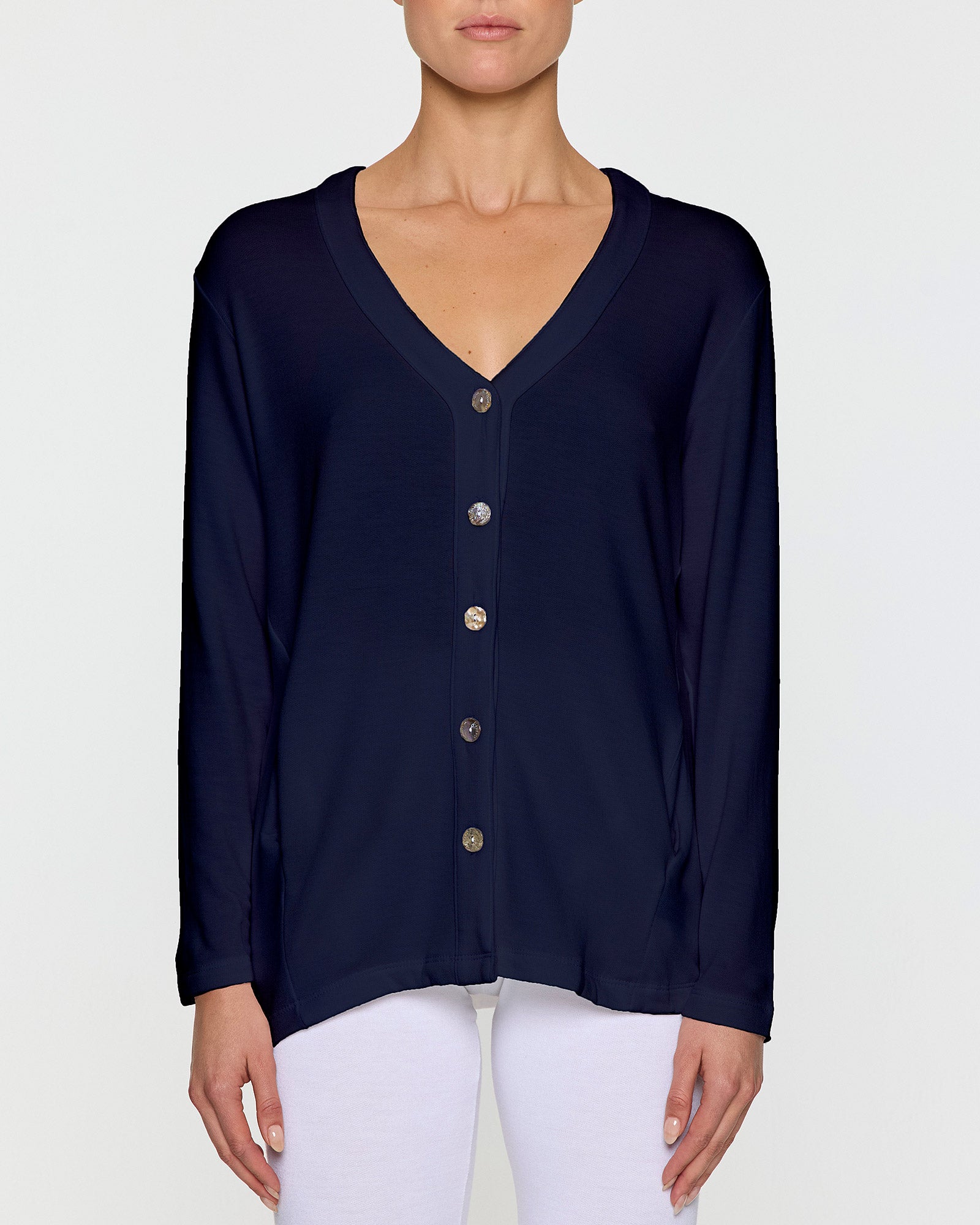 Navy | The Oversized Cardigan by Bleusalt