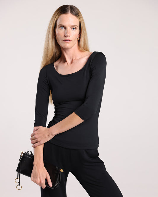 Black | The Ballet Top by Bleusalt