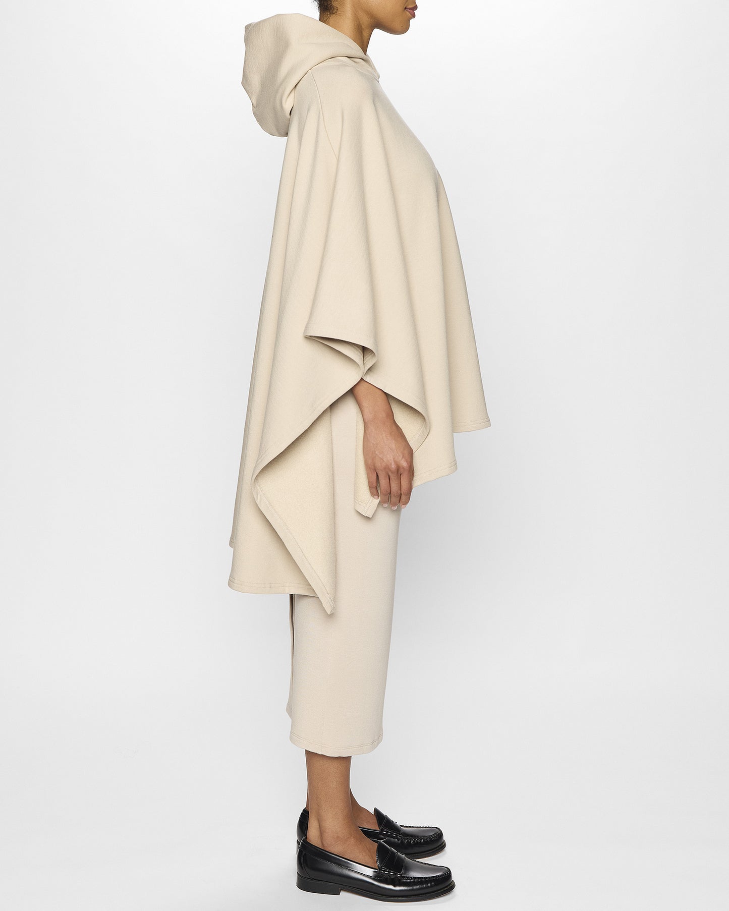 Stone | The Luxe Poncho - Adult Poncho with Hood