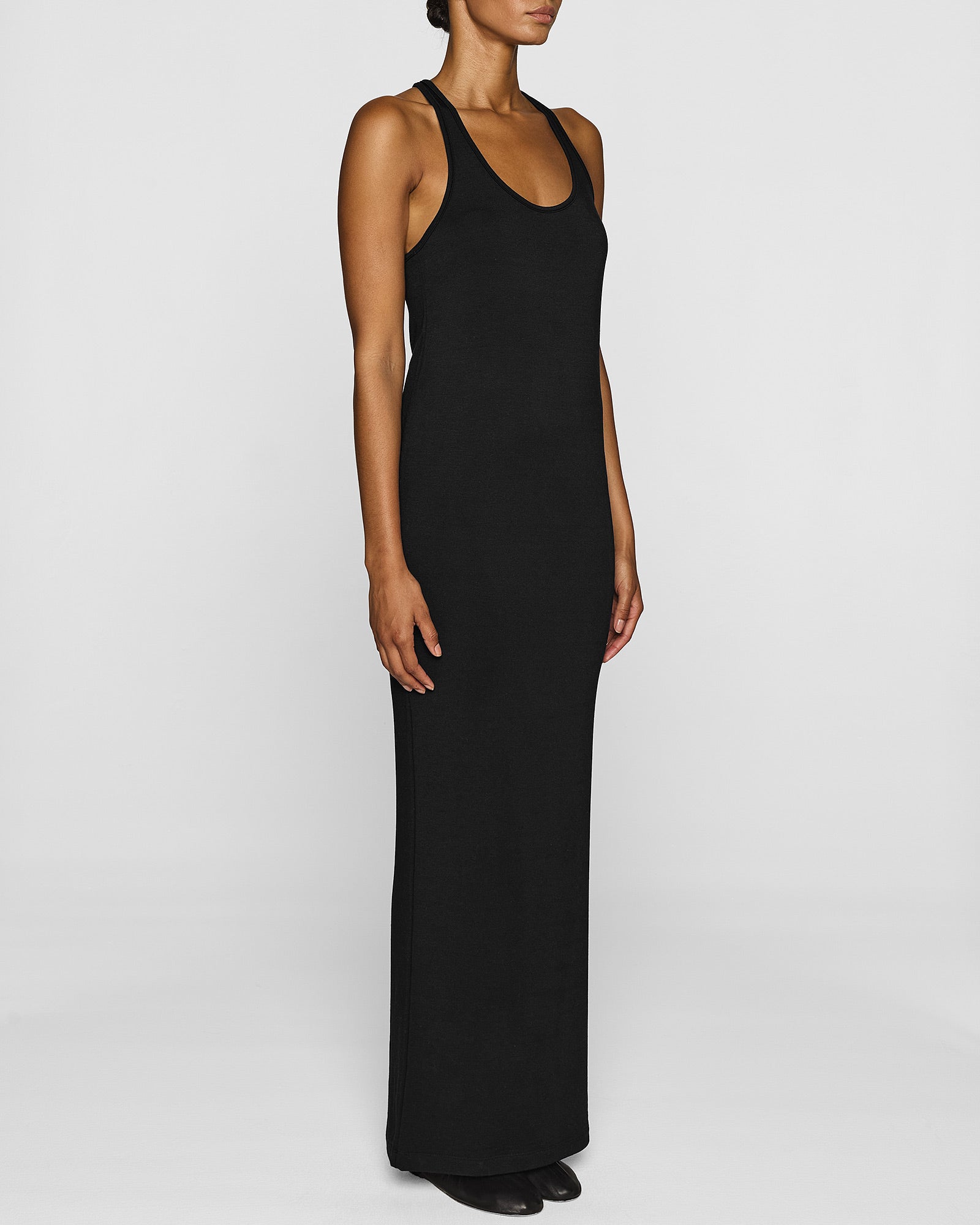 Black | The Racerback Tank Dress