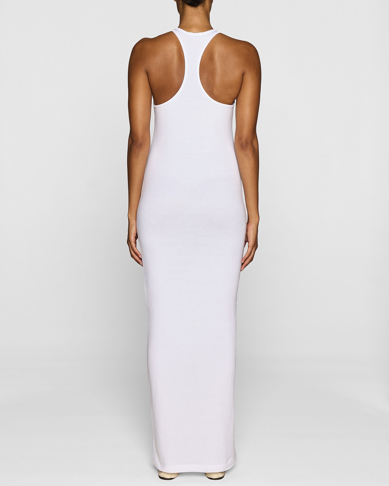 White | The Racerback Tank Dress