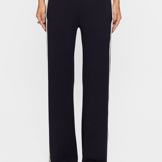 Navy/Unbleached | The Cindy Racer Pant