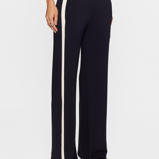 Navy/Unbleached | The Cindy Racer Pant
