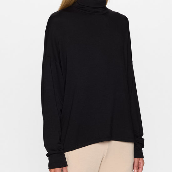 Black | The Oversized Turtleneck