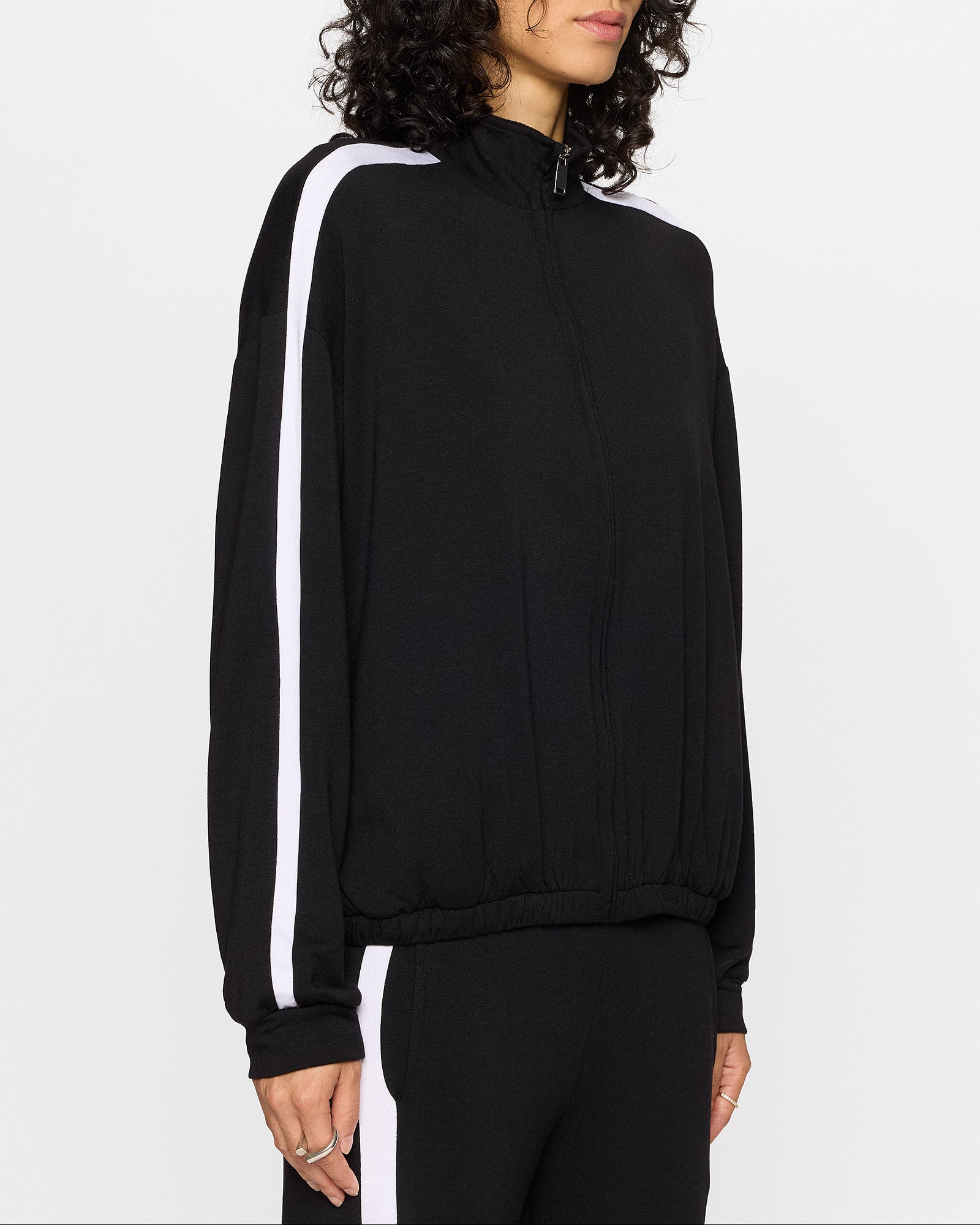 Black/White | The Bui Racer Zip