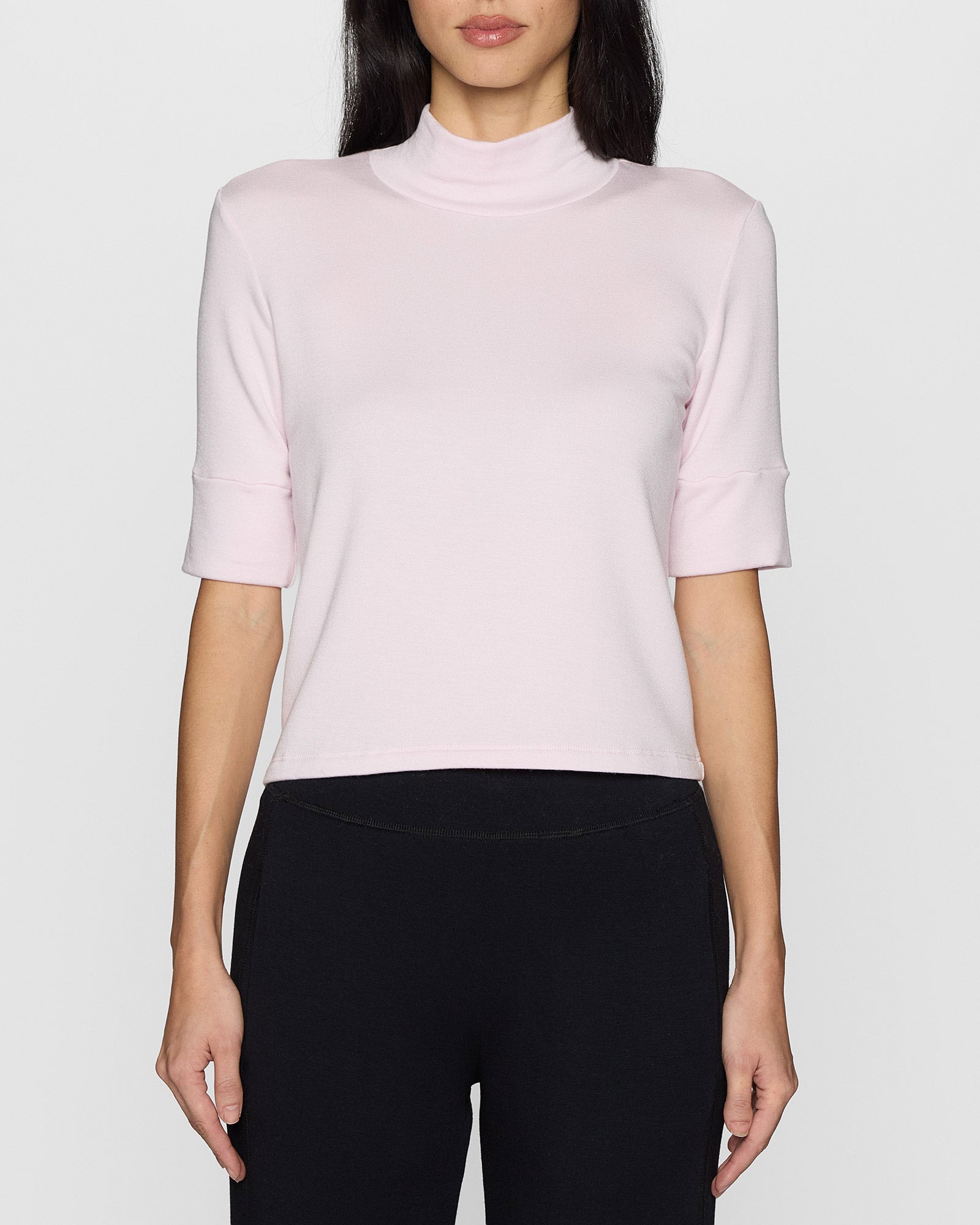 The Mock Neck Top – Bleusalt