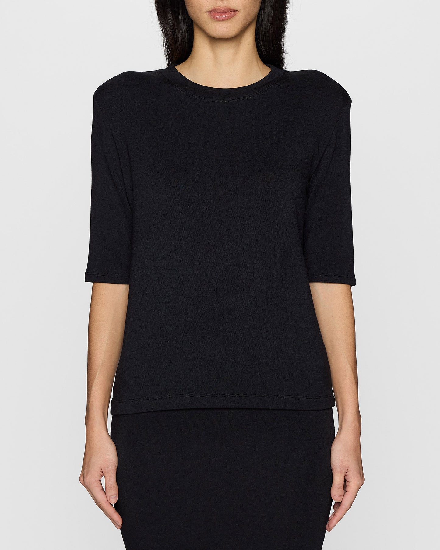 Black | The Elbow Sleeve Classic Crew