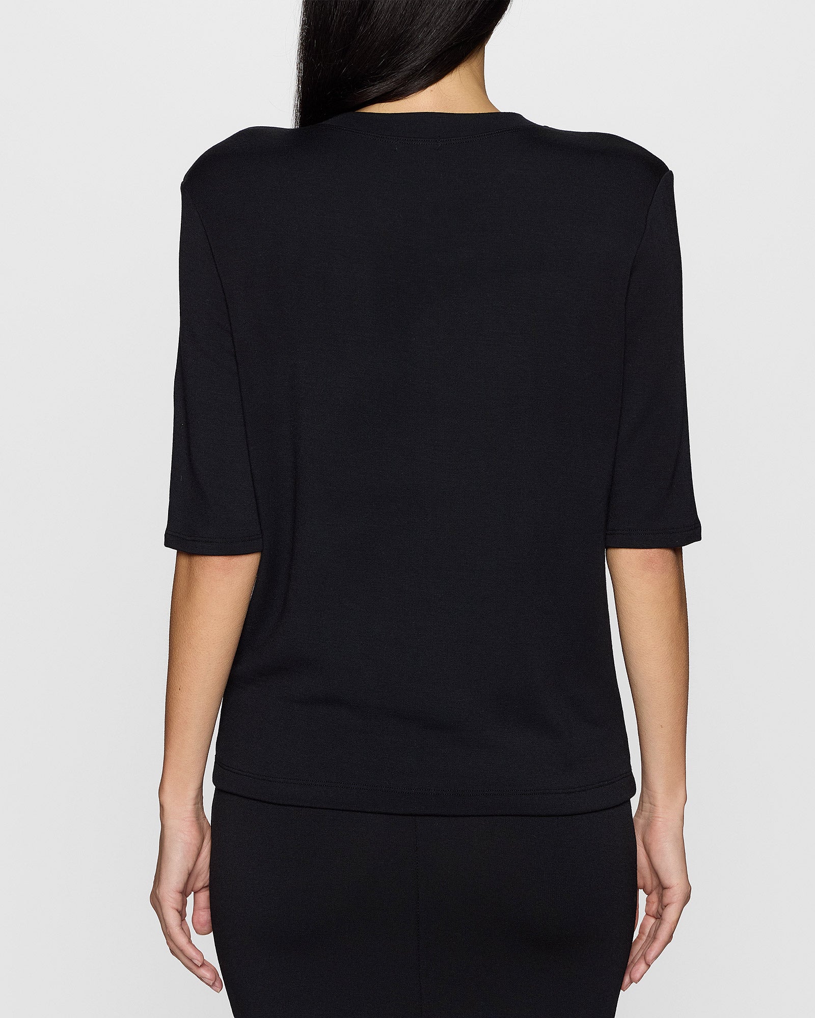 Black | The Elbow Sleeve Classic Crew