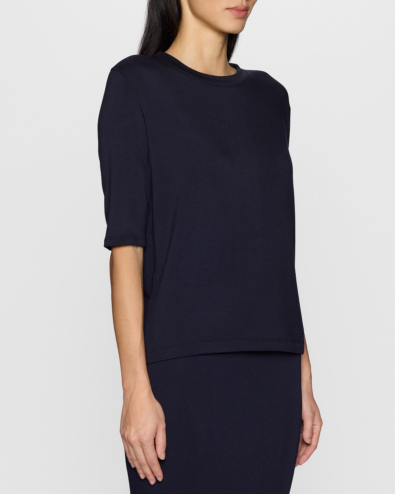 Navy | The Elbow Sleeve Classic Crew