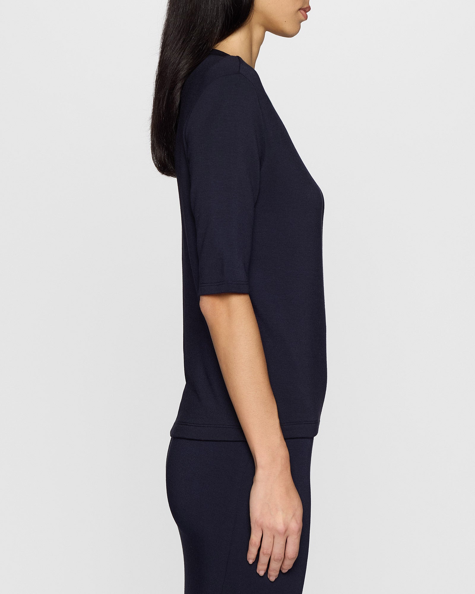 Navy | The Elbow Sleeve Classic Crew