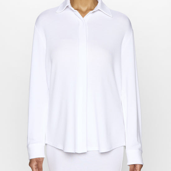 White | The Women's Button-Up Shirt Front