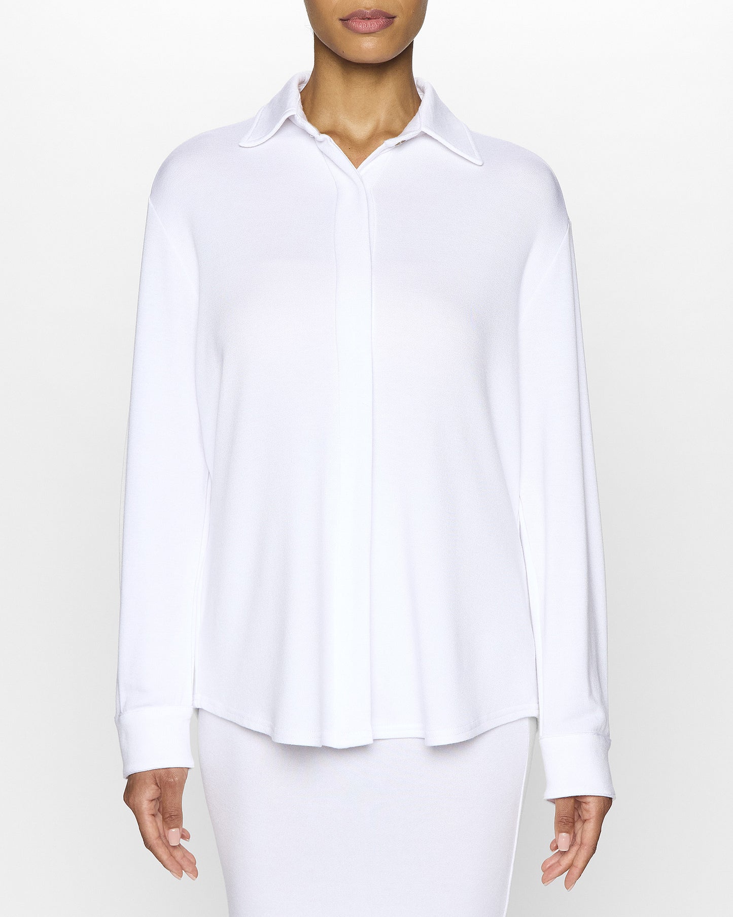 White | The Women's Button-Up Shirt Front