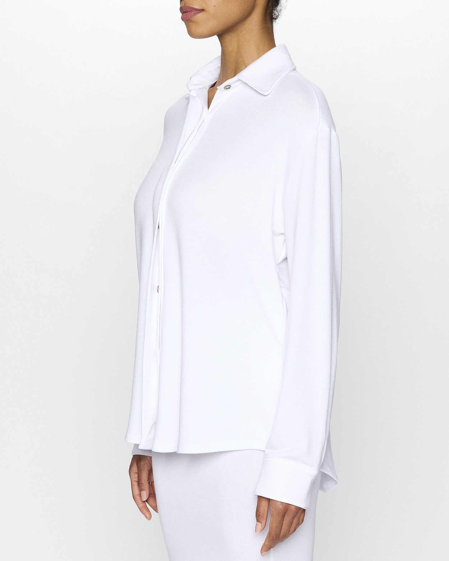 White | The Women's Button-Up Shirt Angle