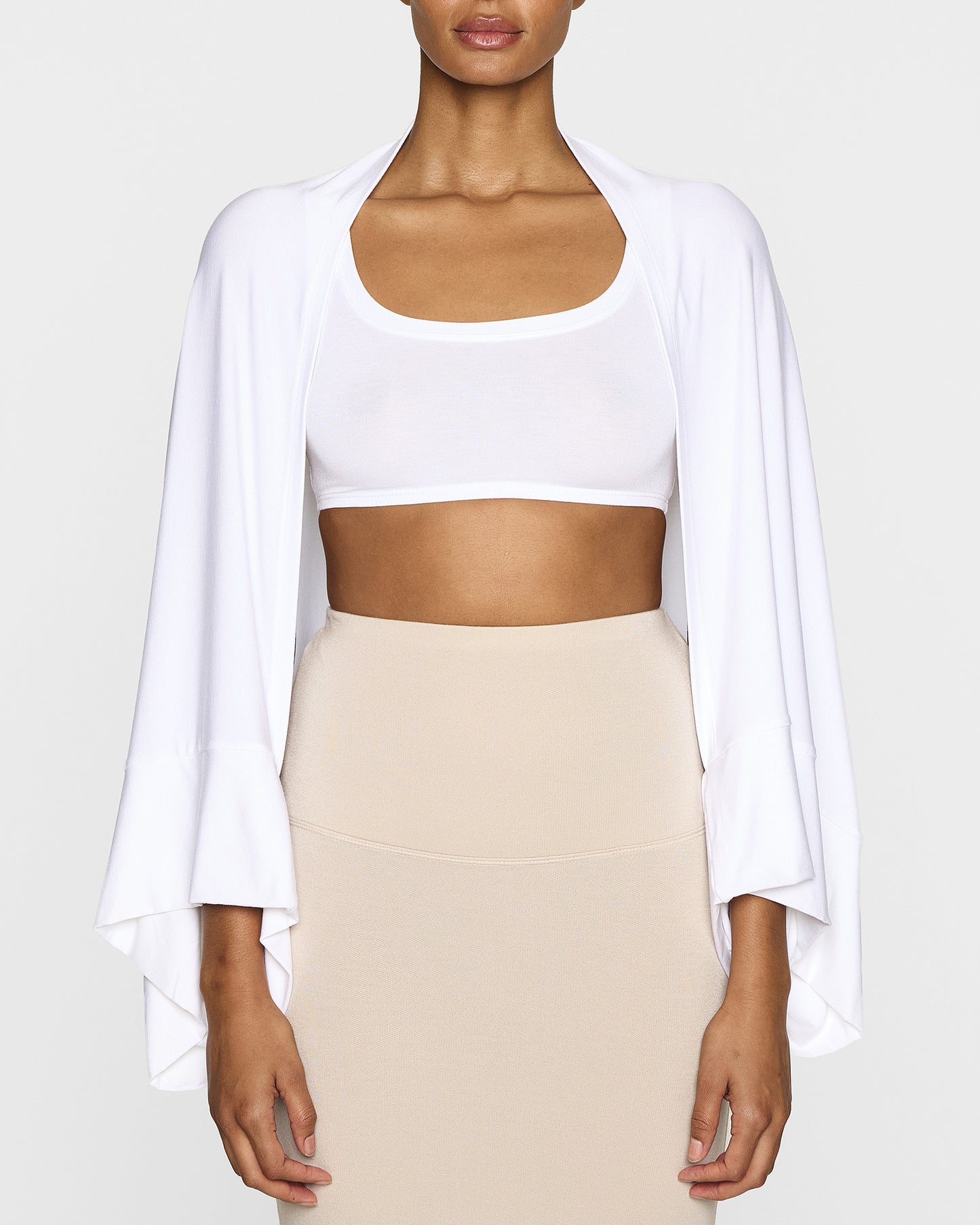 White | The Dolman Bolero LITE