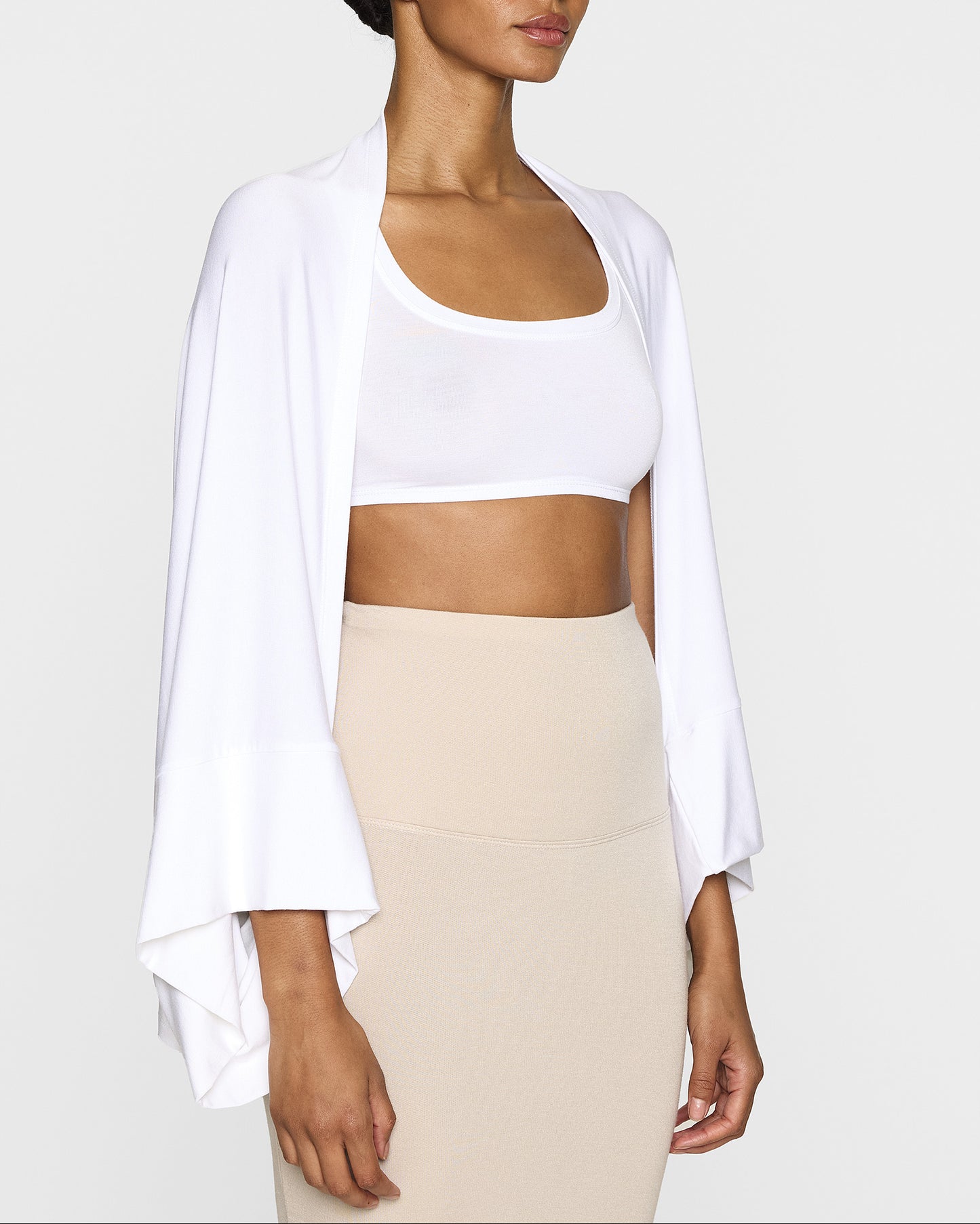 White | The Dolman Bolero LITE