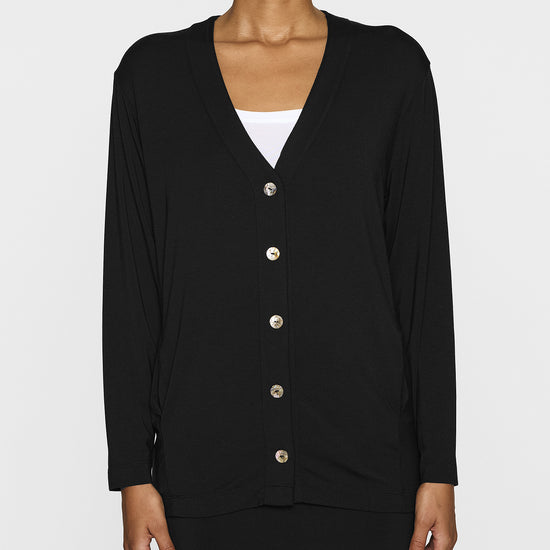 Black | The Oversized Cardigan LITE