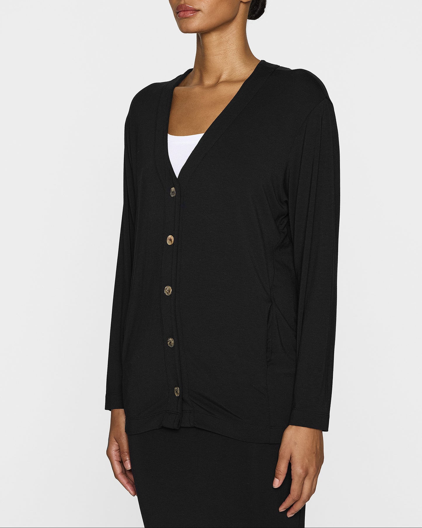 Black | The Oversized Cardigan LITE