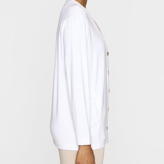 White | The Oversized Cardigan LITE